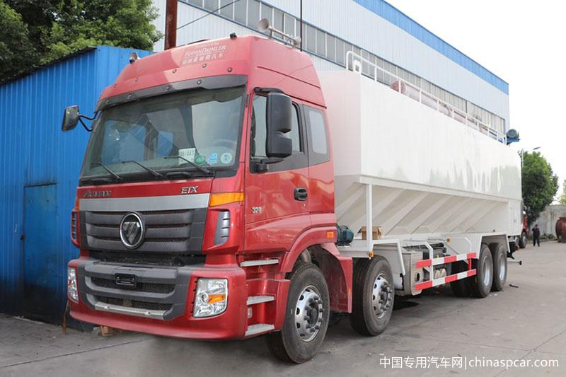 福田歐曼前四后八散裝飼料運(yùn)輸車